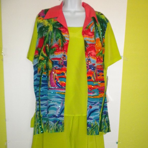 Dianne Gilman sequined shorts set - Picture 2 of 7